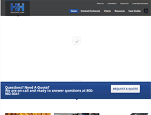 Tablet Screenshot of hhindustrial.com
